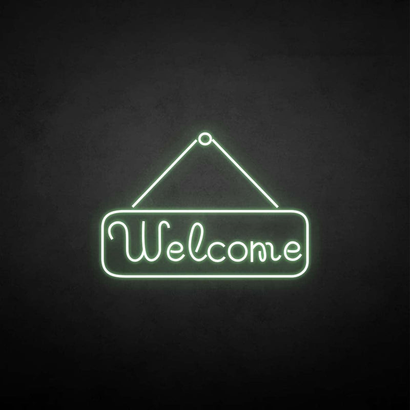 'Welcome' neon sign - VINTAGE SIGN