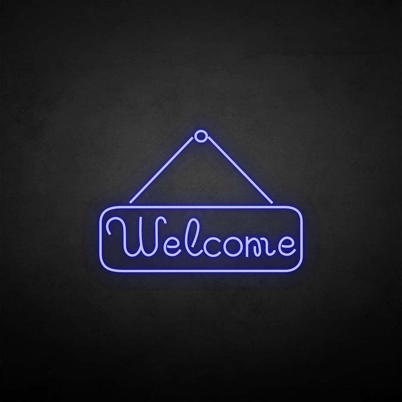 'Welcome' neon sign - VINTAGE SIGN