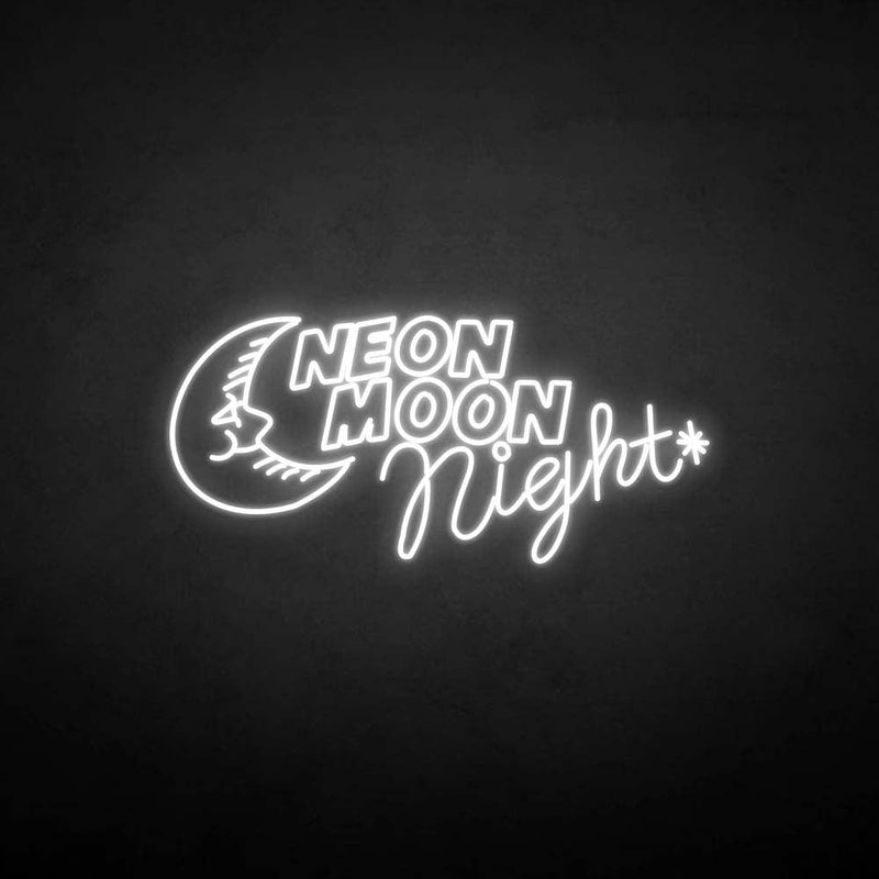 'Neon moon night' neon sign - VINTAGE SIGN