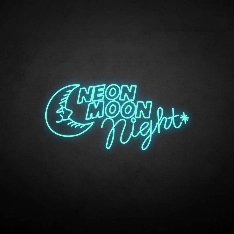 'Neon moon night' neon sign - VINTAGE SIGN