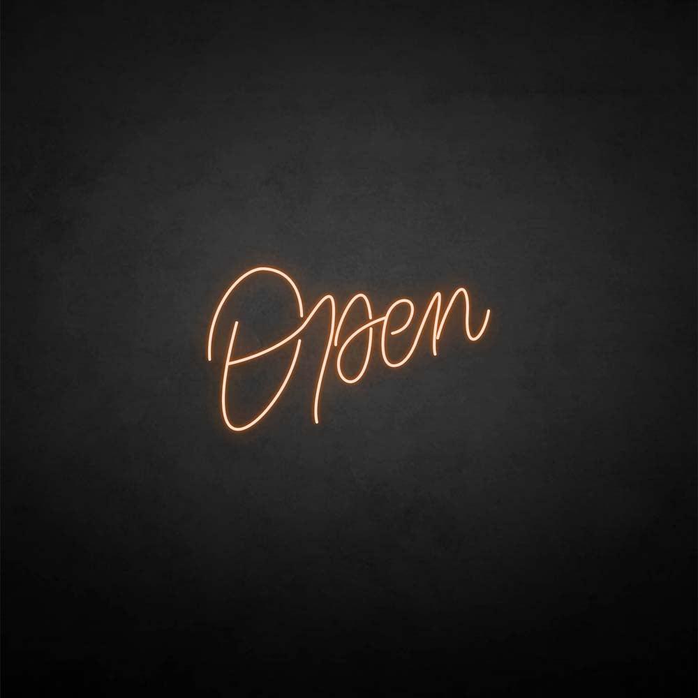 Open Second Sign 'OPEN 2' neon sign