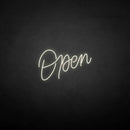 'OPEN 2' neon sign - VINTAGE SIGN