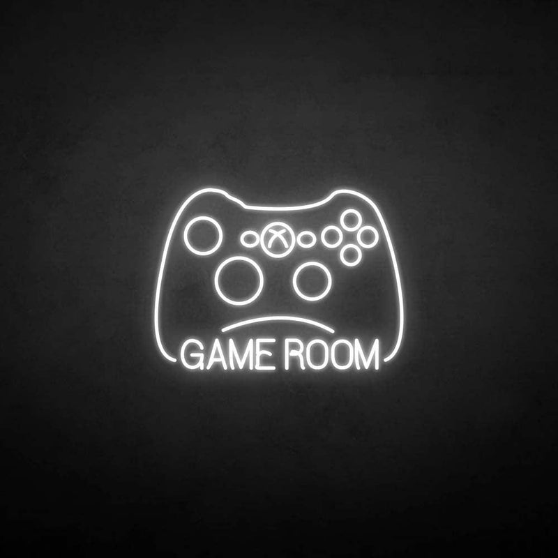 'GAME ROOM2' neon sign