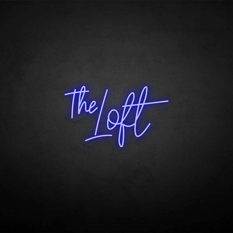 'The loft' neon sign - VINTAGE SIGN