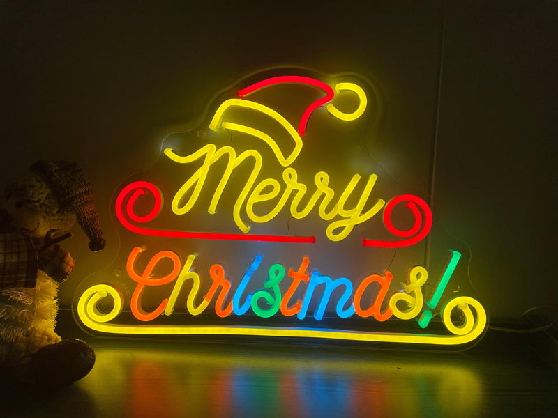 'merry christmas' neon sign - VINTAGE SIGN