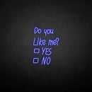 'Do you like me' neon sign - VINTAGE SIGN