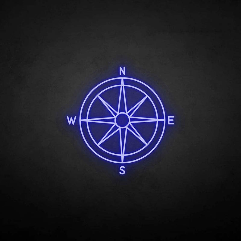 'Compass'neon sign - VINTAGE SIGN