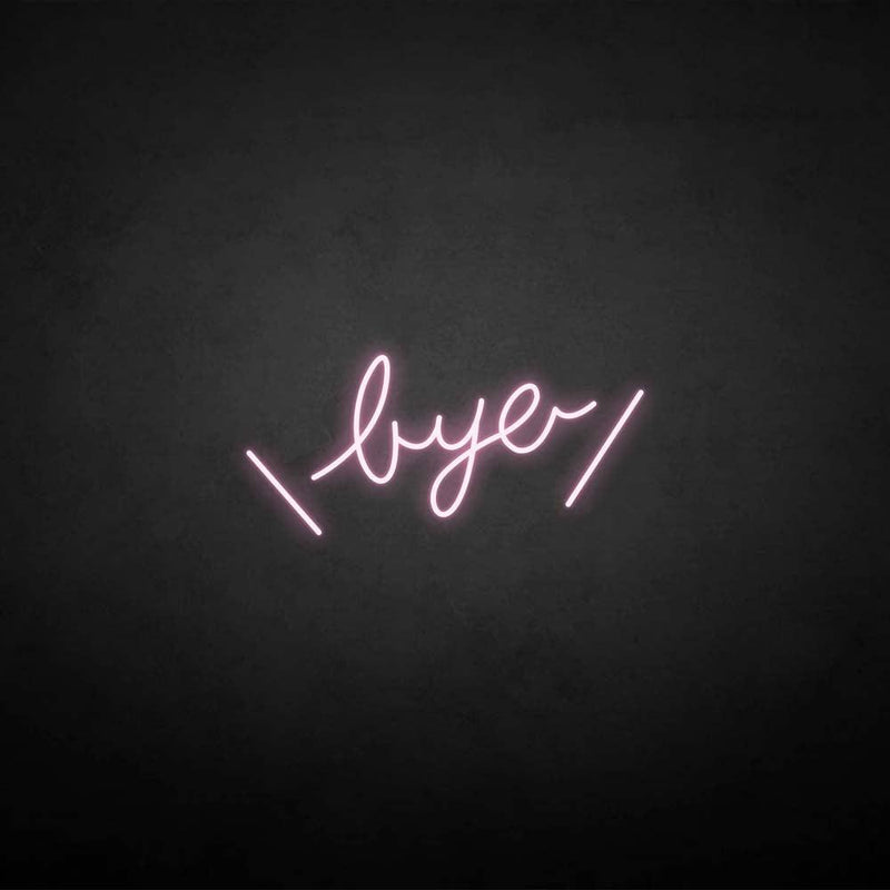 'Bye' neon sign - VINTAGE SIGN