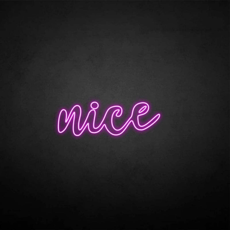 'Nice' neon sign - VINTAGE SIGN
