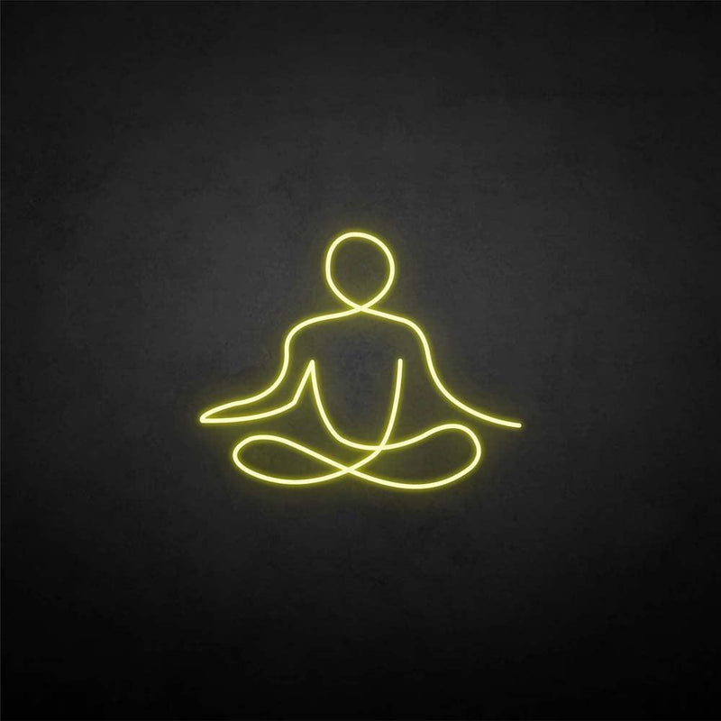 'Sit my meditation' neon sign - VINTAGE SIGN