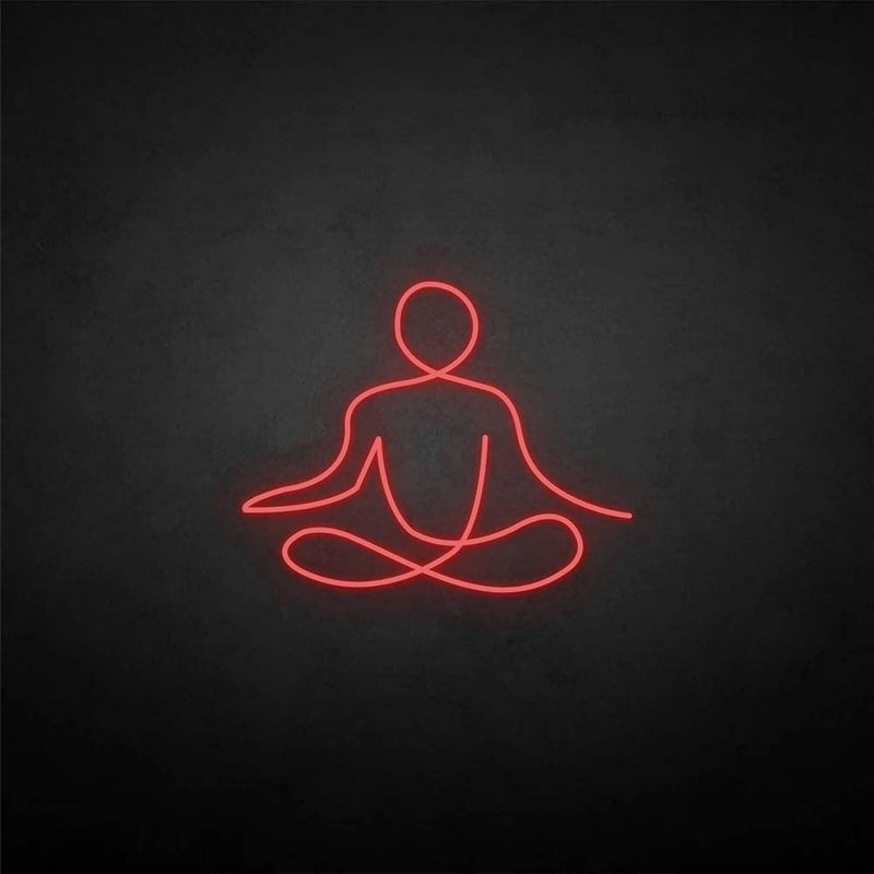 'Sit my meditation' neon sign - VINTAGE SIGN