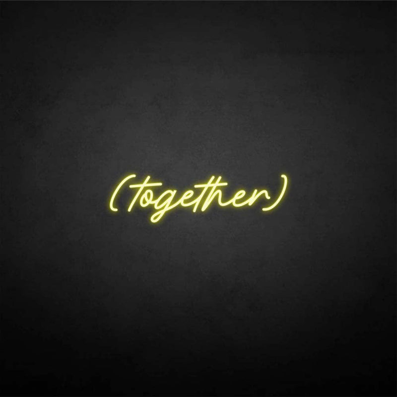 'Together' neon sign - VINTAGE SIGN