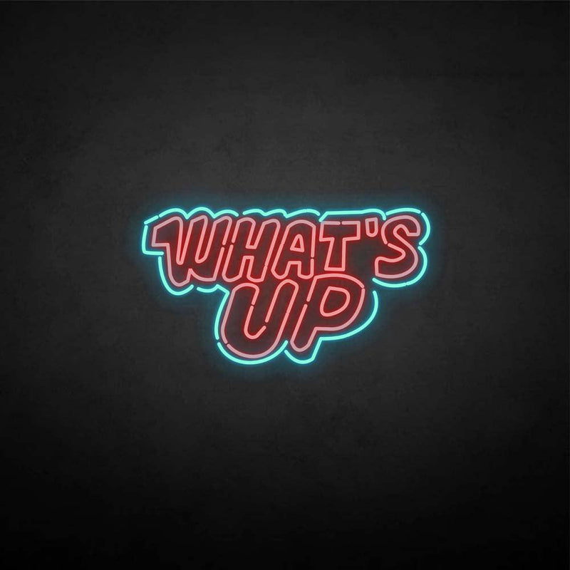 'What's up' neon sign - VINTAGE SIGN