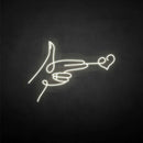 'send heart' neon sign - VINTAGE SIGN