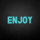 'Enjoy' neon sign - VINTAGE SIGN