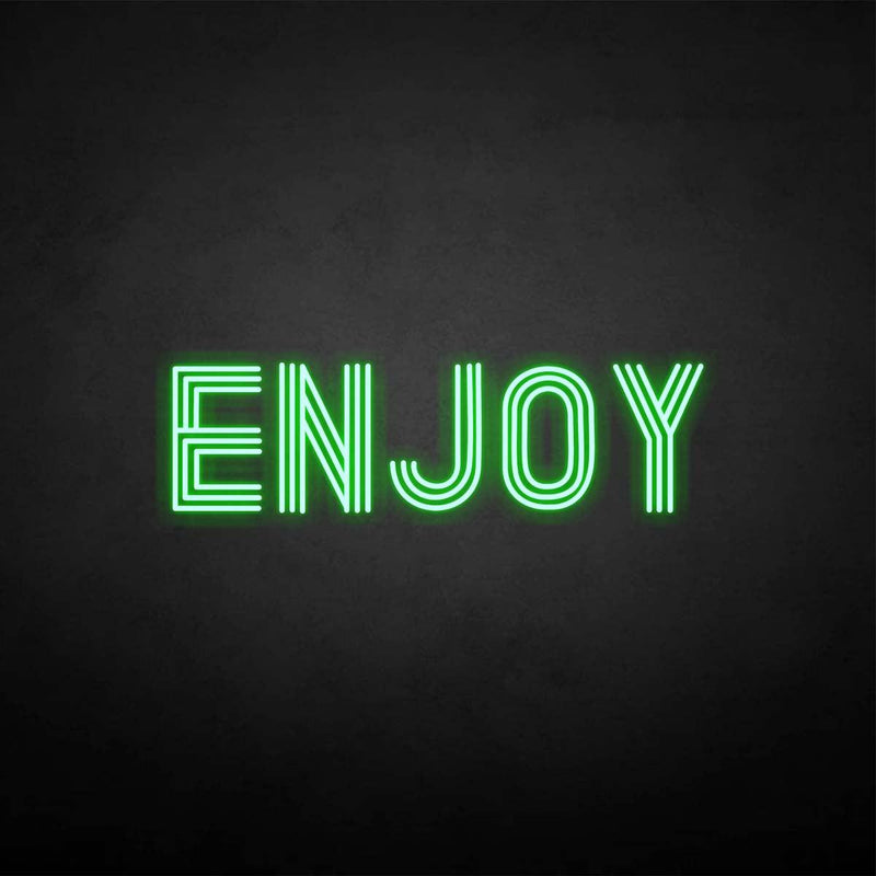 'Enjoy' neon sign - VINTAGE SIGN