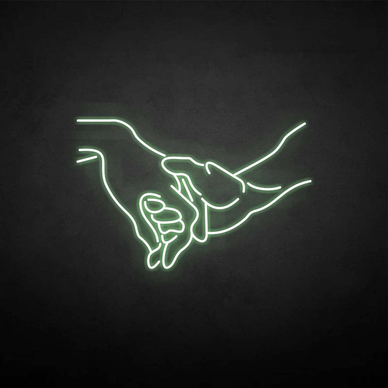 'Hand in hand' neon sign - VINTAGE SIGN