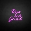 'Rise and Grind' neon sign - VINTAGE SIGN