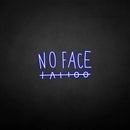 'No face' neon sign - VINTAGE SIGN