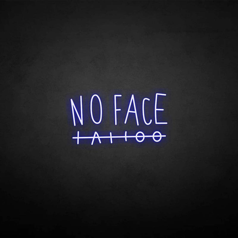 'No face' neon sign - VINTAGE SIGN