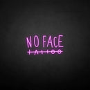 'No face' neon sign - VINTAGE SIGN