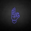 ’OK gesture' neon sign - VINTAGE SIGN