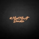 'MEET ME AT DOUBLE' neon sign - VINTAGE SIGN