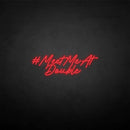 'MEET ME AT DOUBLE' neon sign - VINTAGE SIGN