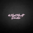 'MEET ME AT DOUBLE' neon sign - VINTAGE SIGN