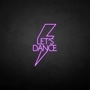 'Let's dance' neon sign - VINTAGE SIGN