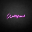 'Underground' neon sign - VINTAGE SIGN