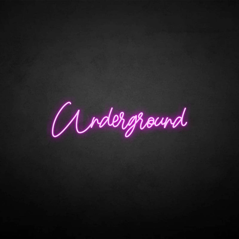 'Underground' neon sign - VINTAGE SIGN