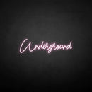 'Underground' neon sign - VINTAGE SIGN