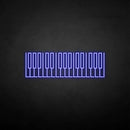 'Piano key' neon sign - VINTAGE SIGN