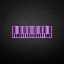 'Piano key' neon sign - VINTAGE SIGN