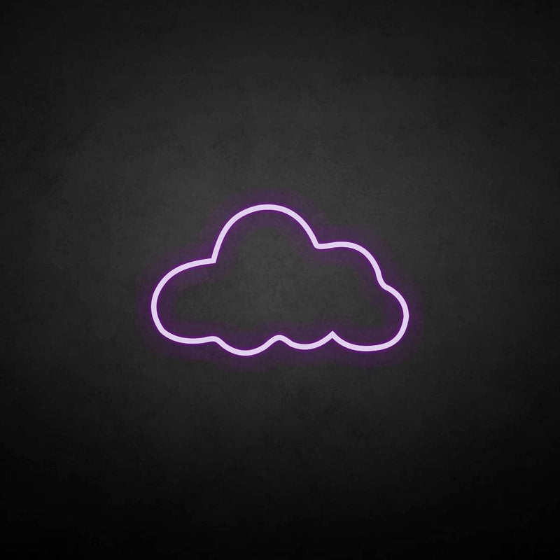 'Cloud' neon sign