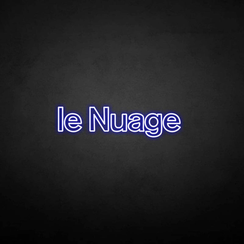 'le Nuage' neon sign - VINTAGE SIGN