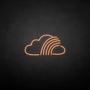 'Cloud with rainbow' neon sign - VINTAGE SIGN