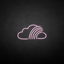 'Cloud with rainbow' neon sign - VINTAGE SIGN