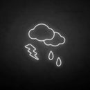 'Rain and lightning' neon sign - VINTAGE SIGN