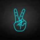 Peace Hand Symbol neon sign - VINTAGE SIGN