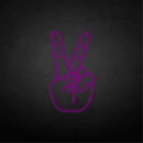Peace Hand Symbol neon sign - VINTAGE SIGN