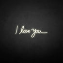 'I love you' neon sign - VINTAGE SIGN