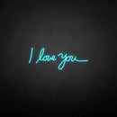 'I love you' neon sign - VINTAGE SIGN