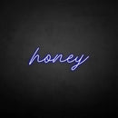 'honey' neon sign - VINTAGE SIGN