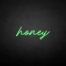 'honey' neon sign - VINTAGE SIGN