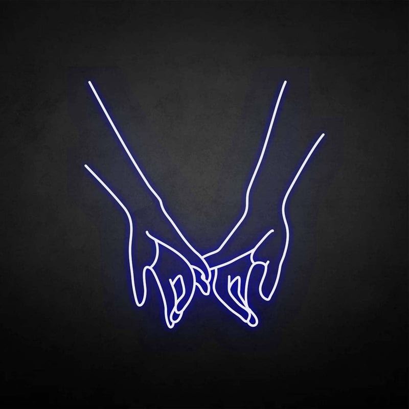 'hands with love' neon sign - VINTAGE SIGN
