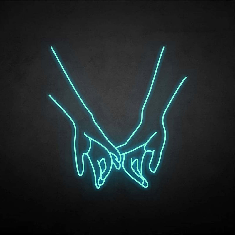 'hands with love' neon sign - VINTAGE SIGN