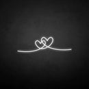 'heart by heart' neon sign - VINTAGE SIGN