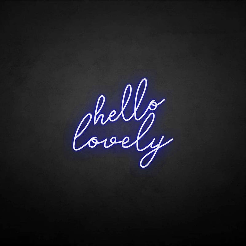 'hello lovely' neon sign - VINTAGE SIGN